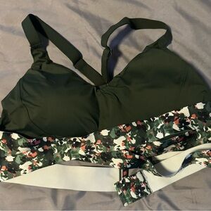 Olive green XL Adore Me Sports Bra